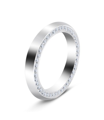 CZ Round Silver Ring NSR-2824